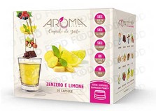 30 capsule zenzero e limone compatibili espresso point 