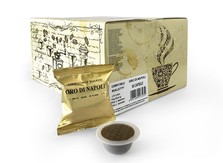 100 capsule caffè oro di napoli compatibile Bialetti 